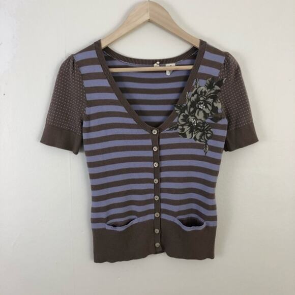 Anthropologie Moth Cattleya Cardigan Size XS - Picture 3 of 8